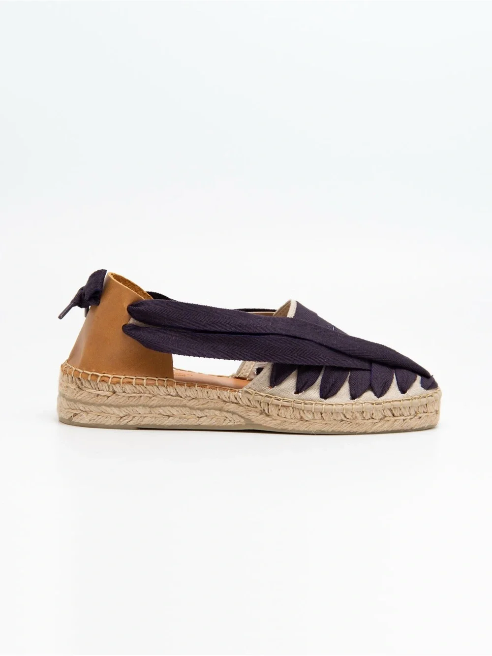 Naguisa Soc Ribbon Espadrille in Navy EU 41 US 8.5 Made in Spain